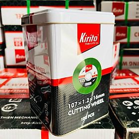 Mua Đá cắt sắt  inox (hộp 100 viên) thương hiệu Kirito nhật bản. kích thước 107mm và 355mm