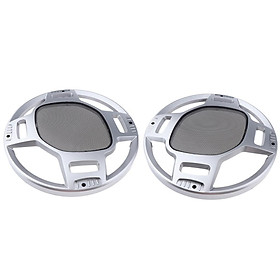 2Pcs 12 Inch Speaker Cover Grille Audio Protective Hood Case Metal Mesh Part