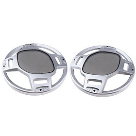 2Pcs 12 Inch Speaker Cover Grille Audio Protective  Metal Mesh Part