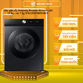 Mua Máy giặt sấy SAMSUNG Bespoke AI™ WD12DB7B85GBSV với Ngăn giặt xả tự động  12kg - Hàng chính hãng