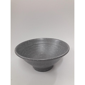 Mua Tô nhựa Melamine size 16cm Màu Nhám Xám (Ms X17N) (Ảnh thật)