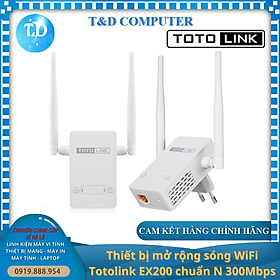 Mua Thiết bị mở rộng sóng WiFi Totolink EX200 chuẩn N 300Mbps - Hàng chính hãng DGW phân phối