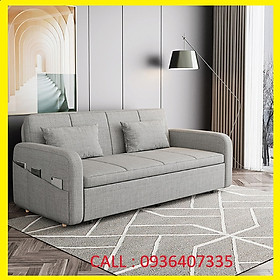 Mua Giường Sofa Gấp Gọn Thành Ghế Sofa. Giường Sofa Đa Năng Có Ngăn Chứa Đồ. Sofa Giường Gấp Gọn Toàn Bộ Khung Thép Chịu Lực Sơn Tĩnh Điện Với 8 Điểm Chịu Lực. Tặng Kèm 2 Gối Cùng Tone