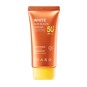 Hình ảnh Kem chống nắng lót nền trang điểm trắng mịn bật tone Dabo White Sunblock Cream SPF 50 PA+++ Hàn quốc (70ml)- Hàng Chính Hãng