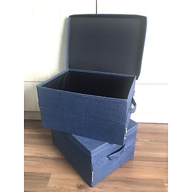 Combo 2 hộp đựng quần áo Thụy Điển sang trọng size lớn 40x30xH22cm (Storage Box)