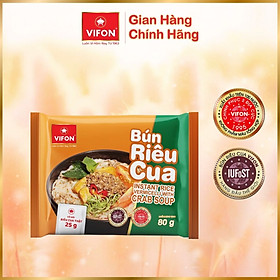 Thùng 30 Bún Riêu Cua VIFON (80g / Gói)