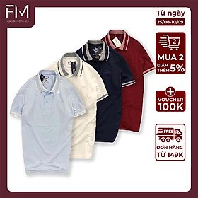 Áo Polo nam cổ bẻ ngắn tay, chất liệu vải cá sấu cotton cao cấp, trẻ trung, năng động – FORMEN SHOP – FMPS091 - ĐỎ