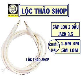 Dây cáp loa 2 đầu jack 3.5 dài 1.8M 3M 5M 10M Cáp loa 2 đầu 3.5