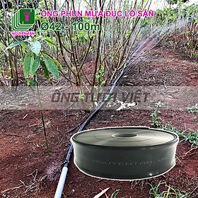 100m Ống dây tưới phun mưa Nguyễn Tân phi 42 (đục lỗ sẵn) [BH 12 tháng] | Ống mềm sử dụng trong hệ thống tưới nông nghiệp
