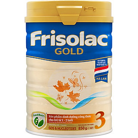 Sữa Bột Frisolac Gold 3 850g (Dành Cho Trẻ Từ 1 - 2 Tuổi)