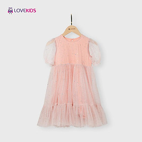 Váy công chúa hồng cộc tay GMG21DR01101 - Lovekids