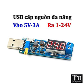 Mua Mạch Tăng Hạ Áp DC-DC Hiển Thị Led Vào USB 5V3A