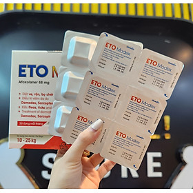 Viên Nhai ETO MODEX | Diệt Ve Rận, Bọ Chét, Ghẻ Demodex cho Chó