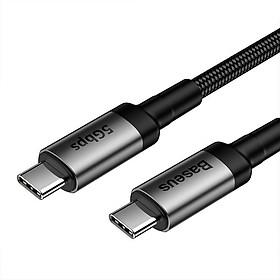 Cáp sạc nhanh C to C Baseus Cafule KLF Series PD3.1 (Hỗ trợ sạc nhanh PD và QC 3.0, e-Marker Chip 4K/60Hz) -Hàng Chính Hãng