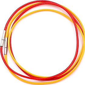 Combo 2 sợi dây vòng cổ cao su - đỏ + vàng DCSOV1