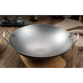 Mua Chảo Sắt Cỡ Lớn Phong Cách Trung Hoa Truyền Thống Đủ Size Tặng 1 Kẹp Gắp Đồ Nóng
