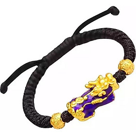 Vòng tay chỉ đen tỳ hưu đổi màu