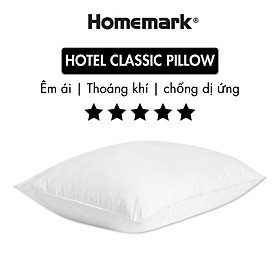Mua Ruột Gối Homemark Classic Pillow 50x70cm - Vỏ Cotton Cao Cấp  Ruột Bông microfiber Êm Ái  Thoáng Mát - Chất Lượng Cao