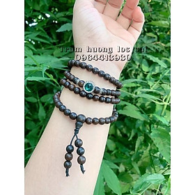 Vòng tay trầm hương tốc đen Indo thơm mạnh mĩx charm đas thái . mang vòng tay mang lại may mắn bình an cho người đeo