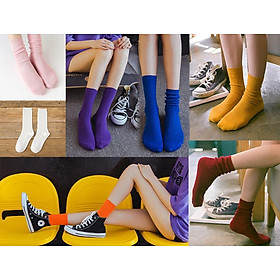 Bộ 7 đôi tất cao cổ nữ Basic II
