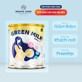 Sữa Non Cho Mẹ Bầu GreenMilk (900g) Bổ Sung Dinh Dưỡng Vitamin Thai Kỳ - Lượng Đường Thấp Không Ngọt Dễ Uống Có Gói Dùng Thử Tiện Lợi