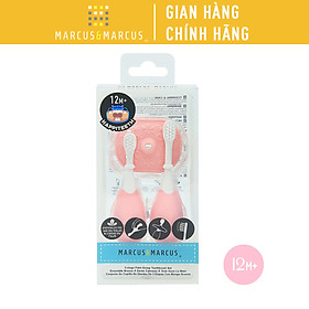 Bộ bàn chải tập đánh răng cho bé Palm Grasp Marcus & Marcus, từ 12 tháng - Hồng