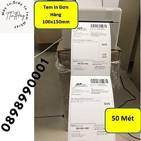 Mua (10 Cuộn) Giấy In Nhiệt Đơn Hàng 100x150 x 350 Tem