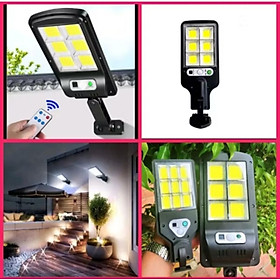 1 ĐÈN LED 6 TIM LED CÔNG XUẤT 150W SÁNG BẰNG ĐIỆN NĂNG LƯỢNG MẶT TRỜI CẢM BIẾN THÔNG MINH
