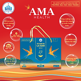 Xách Yến Khánh Hoà La San Sụn Vi Cá Tăng Cường Sức Khoẻ Xương Khớp 1 xách x 6 hũ