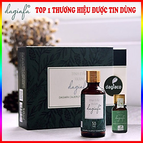 COMBO GỒM 1 HỘP TINH DẦU TRÀM DAGIAFA 50ML VÀ 05 ML) - SẢN PHẨM ĐƯỢC BÌNH CHỌN THƯƠNG HIỆU XUẤT SẮC 3 MIỀN 2019 - SẢN XUẤT TẠI TỈNH THỪA THIÊN HUẾ - PHÙ HỢP BÉ TỪ 1 THÁNG TUỔI - DÙNG THOA, PHA NƯỚC TẮM , XÔNG PHÒNG