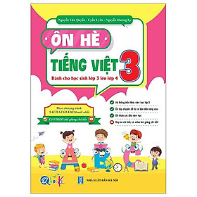 Ôn Hè Tiếng Việt 3 - Dành Cho Học Sinh Lớp 3 Lên Lớp 4