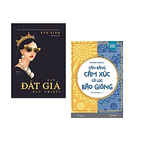 Combo Sách Kỹ Năng Sống Dành Cho Mọi Lứa Tuổi: Cân Bằng Cảm Xúc, Cả Lúc Bão Giông + Bạn Đắt Giá Bao Nhiêu? (Bộ 2 Cuốn Sách Làm Thay Đổi Cuộc Đời Bạn / Tặng Kèm Bookmark Green Life)