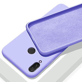 Ốp lưng cho Xiaomi Redmi Note 7 nhựa TPU dẻo màu, mặt trong vải nhung