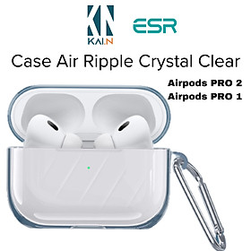 Ốp Case ESR Dành Cho Airpods PRO 2 / Airpods PRO, Air Ripple Crystal Clear - HÀNG CHÍNH HÃNG