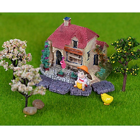 Miniature Bricks Fairy Garden Micro Landscape Bonsai Pot Craft DIY Decor L