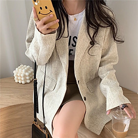 Áo khoác Blazer thu đông hotttrend ulzzang Hàn Quốc hàng đẹp + tặng kèm thắt đai