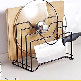 Mua Kệ Để Nắp Nồi Gác Dao Thớt Đa Năng_Kệ đa năng