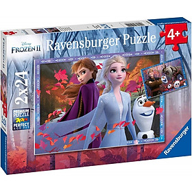 Xếp hình Frozen 2 Frosty Adventure 2x24 mảnh Ravensburger RV050109