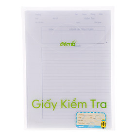 Giấy Kiểm Tra Thiên Long TP-GKT 05 Kẻ Ngang