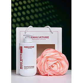 (Set quà tặng) Sữa tắm trắng da senanature made white body wash 500ml - hạn 2028 Hàn Quốc sữa tắm trắng da senanature