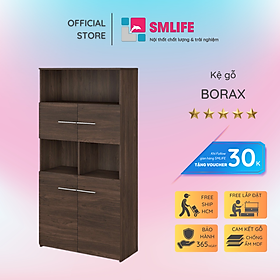 Mua Giá sách gỗ công nghiệp thiết kế tiện dụng SMLIFE Borax