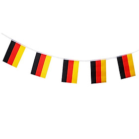 Germany Nation Flag Banner 14x21cm 5.5 Meters String Flag Sport Bars Decor