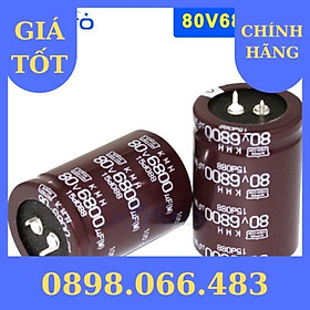 Mua Ox Horn Điện Dung 80V 6800Uf Tụ Điện Phân Nhôm Kích Thước 30*50Mm 35*50 20% hàng nhập