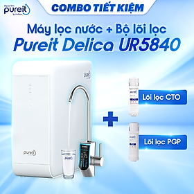 Mua  COMBO TIẾT KIỆM  Máy lọc nước Pureit Delica UR5840 và Lõi lọc CTO  Lõi lọc PGP - Hàng chính hãng