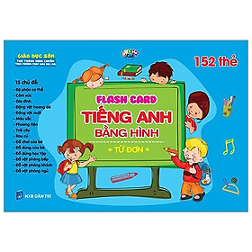 Flashcard Tiếng Anh Bằng Hình Từ Đơn