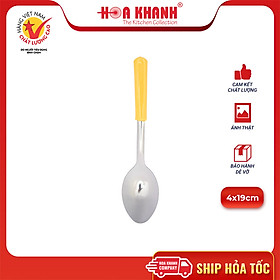 Muỗng Súp inox cán Nhựa Anphacook - G12-MSCN