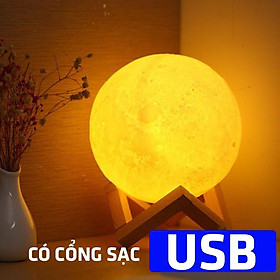 Mua Đèn mặt trăng 3D  đèn ngủ dễ thương cho bé 8cm-12cm