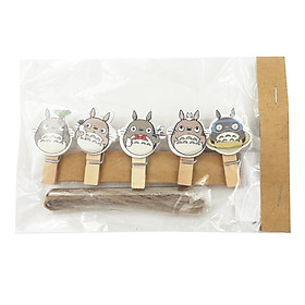 Nơi bán Kẹp Gỗ Hình Nhỏ 9 - Mẫu 39 - Totoro - Giá Từ -1đ