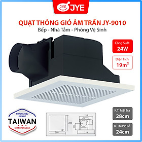 Mua Quạt Hút Thông Gió Gắn Âm Trần JYE (JY-9010) Công Suất 24W  Đường Ống Ngang Dùng Cho Nhà Vệ Sinh & Phòng Tắm  Điện Cơ Taiwan Chất Lượng Cao - Hàng Chính Hãng