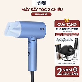 Máy sấy tóc 2 chiều nóng và lạnh LEBENLANG LBL3033,công suất 2000W, chống xơ rối bằng công nghệ ion, gấp gọn tiện lợi, bảo hành 2 năm - hàng chính hãng